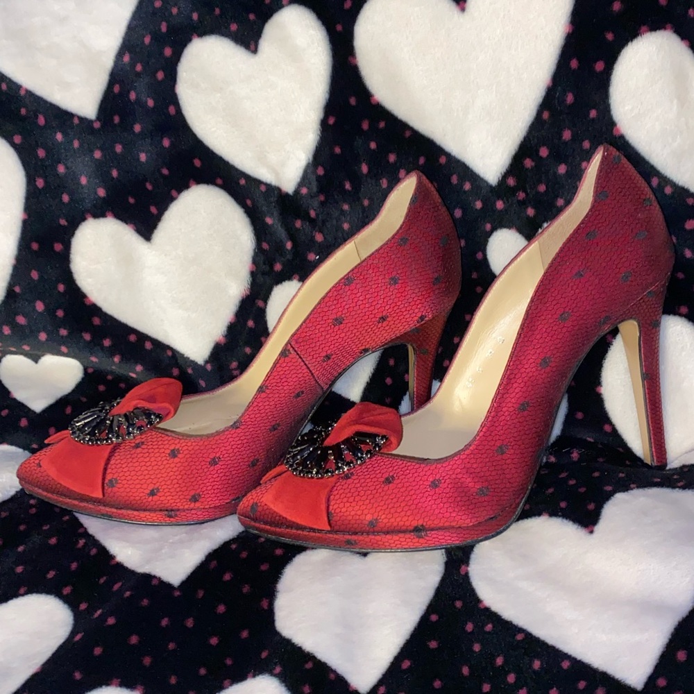 Red and Black Stilettos